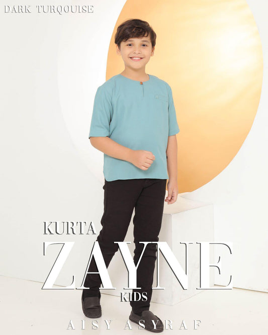 Kurta Zayne Kids - Dark Turqouise