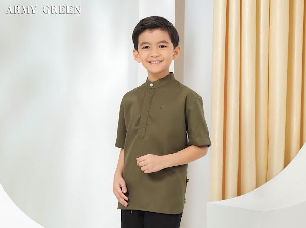 Kurta izzi Kids - Army Green