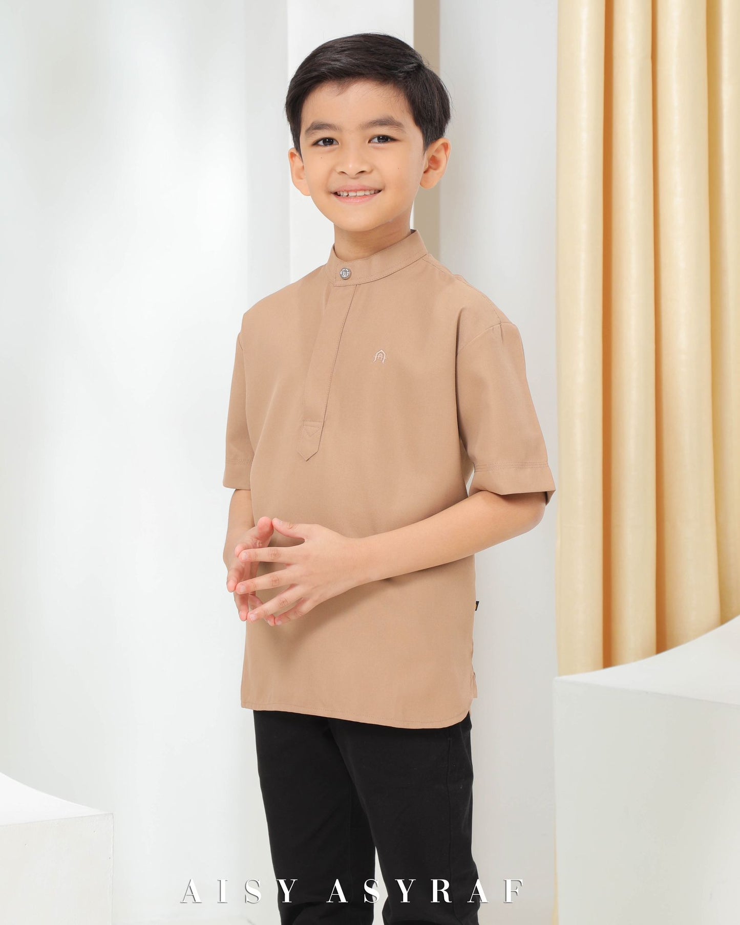 Kurta Izzi Kids - Cedar Brown