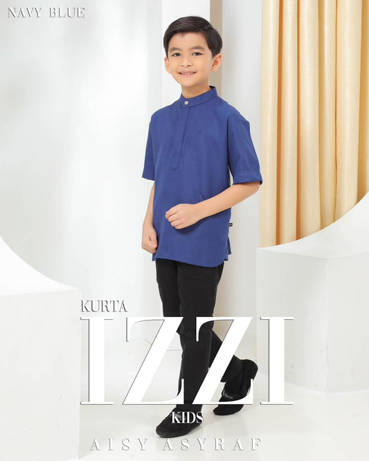 Kurta izzi kids Navy blue