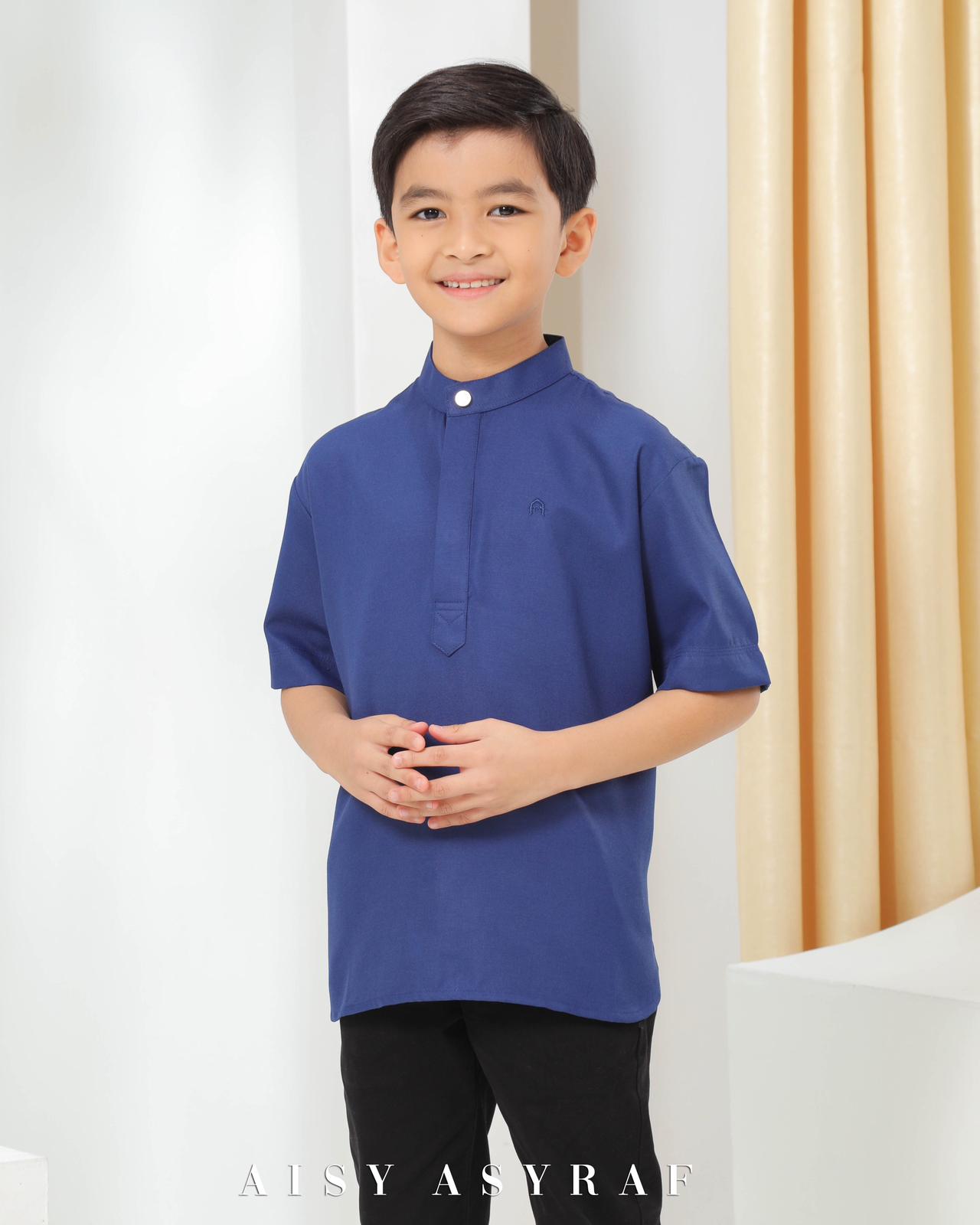 Kurta izzi kids Navy blue