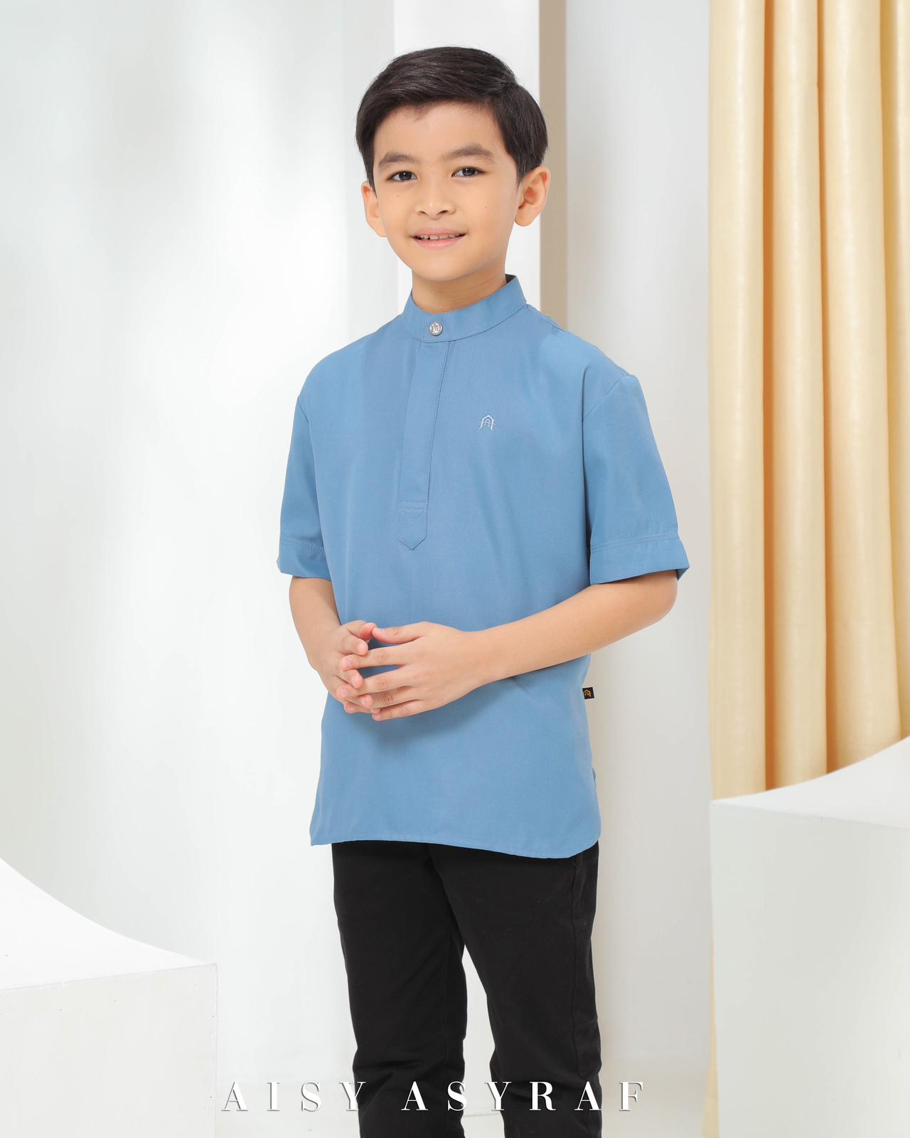 Kurta izzi kids Dusty blue