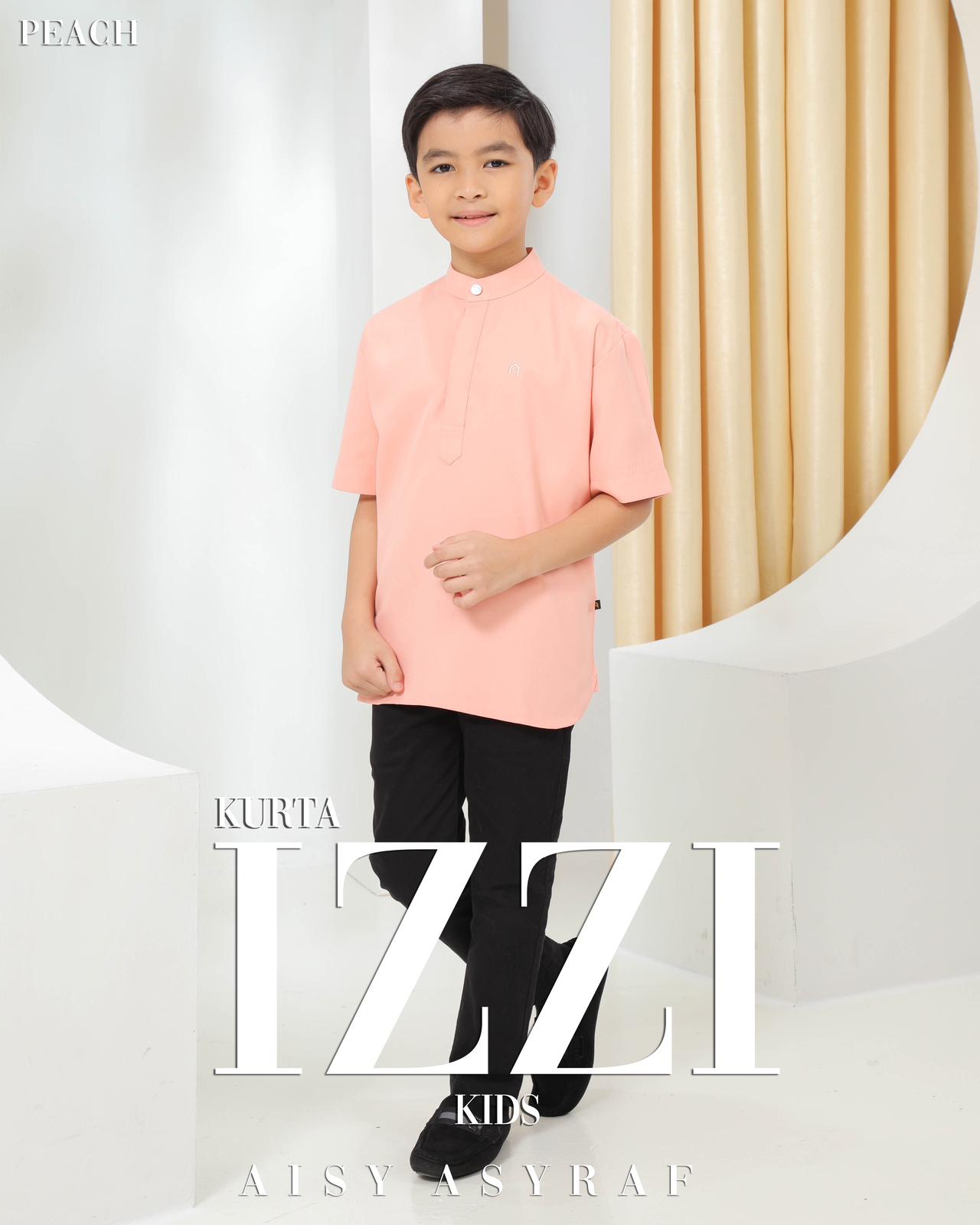 Kurta izzi kids Peach