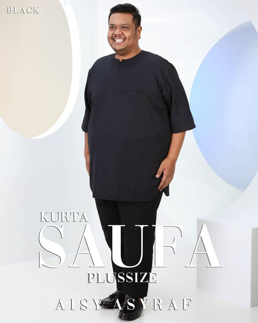 Kurta Saufa Plussize - Black