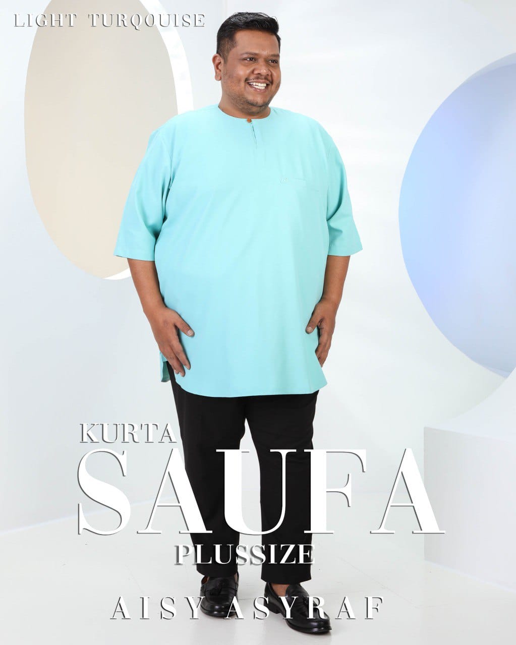 Kurta Saufa Plussize - Light Turqouise