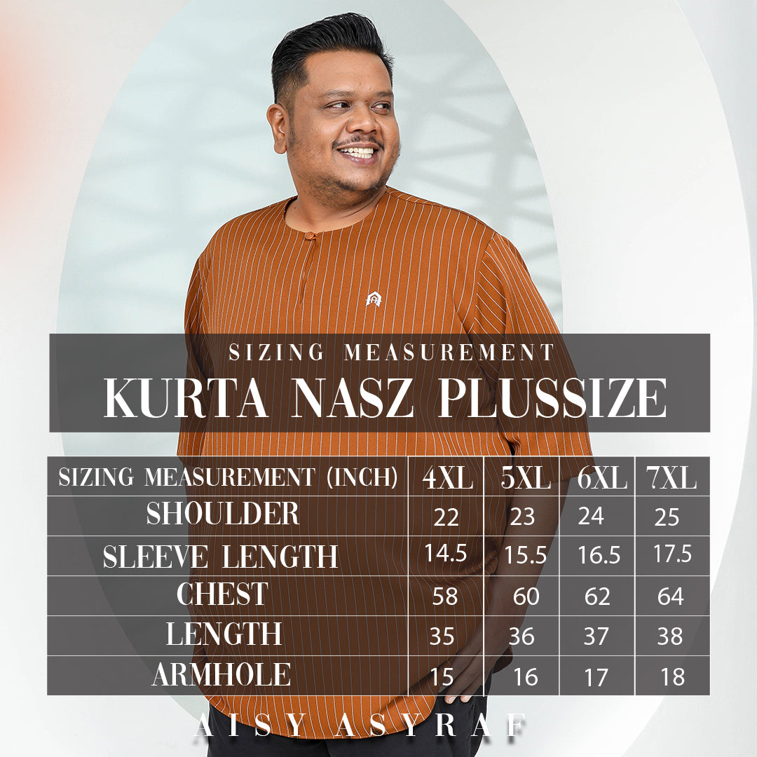 Kurta Nasz Plussize - Baby Blue