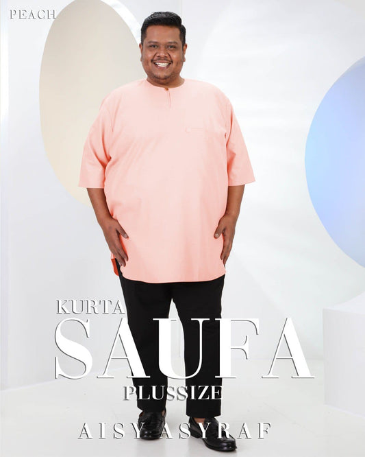 Kurta Saufa Plussize - Peach