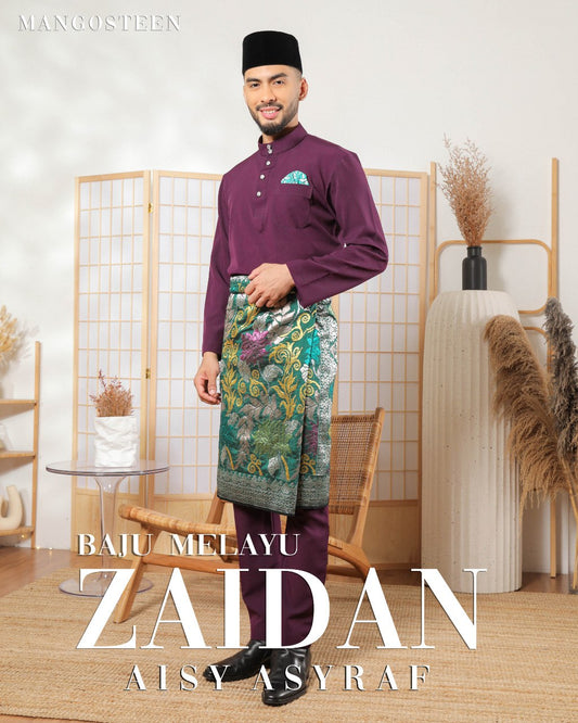 Baju Melayu Zaidan - Mangosteen