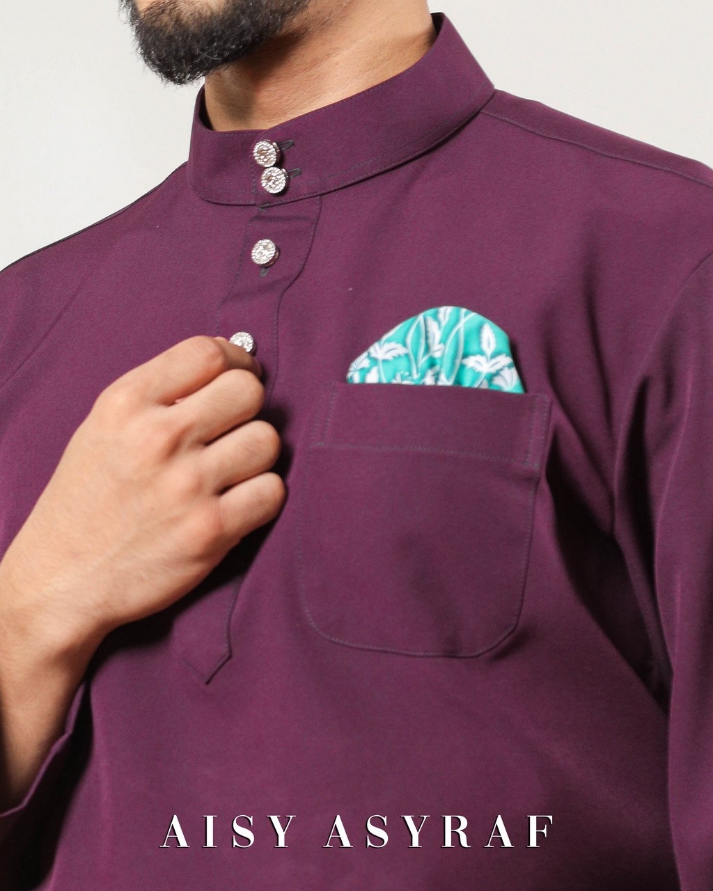 Baju Melayu Zaidan - Mangosteen