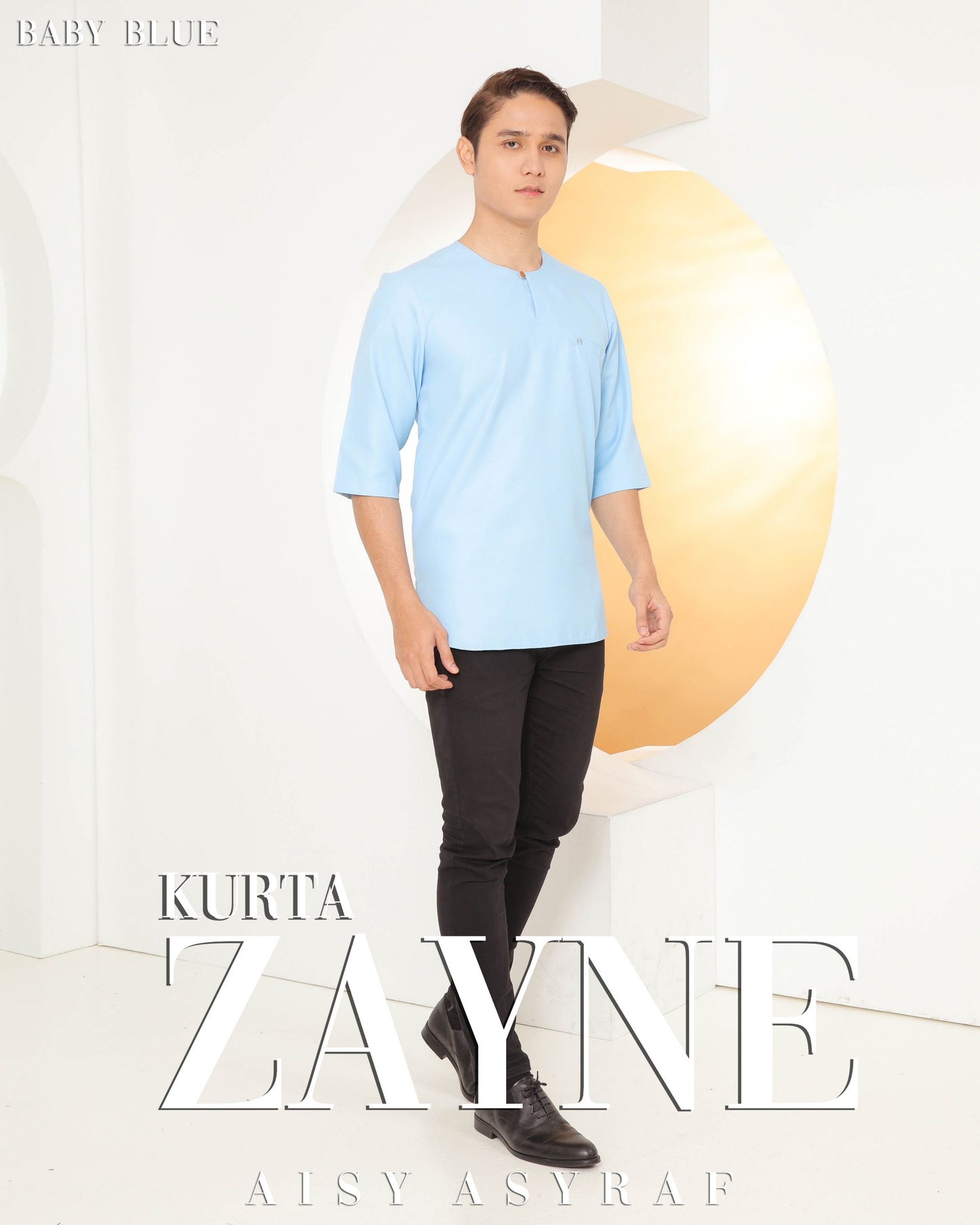 Kurta Zayne - Baby Blue