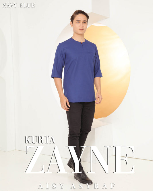 Kurta Zayne - Navy Blue