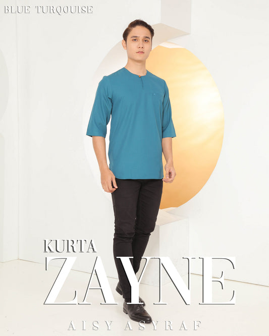 Kurta Zayne -Blue Turqouise