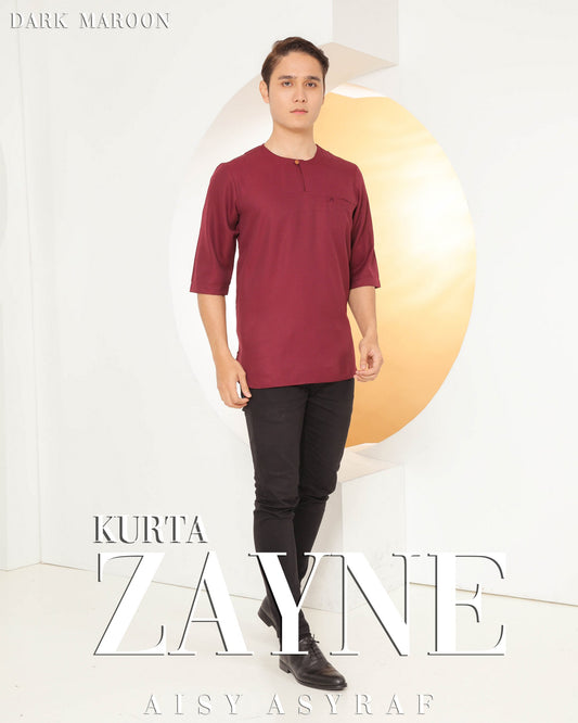 Kurta Zayne - Dark Maroon