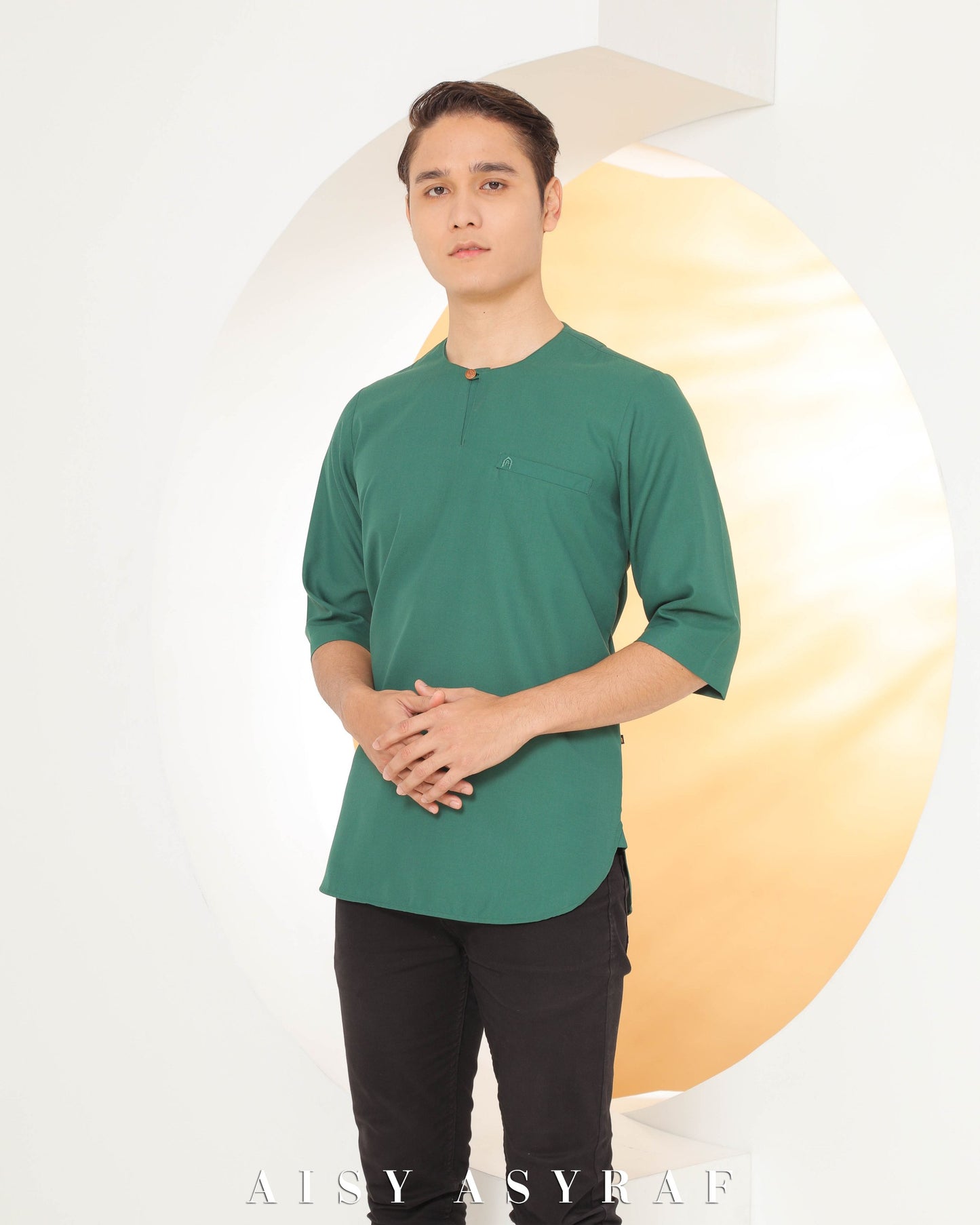 Kurta Zayne - Emerald Green