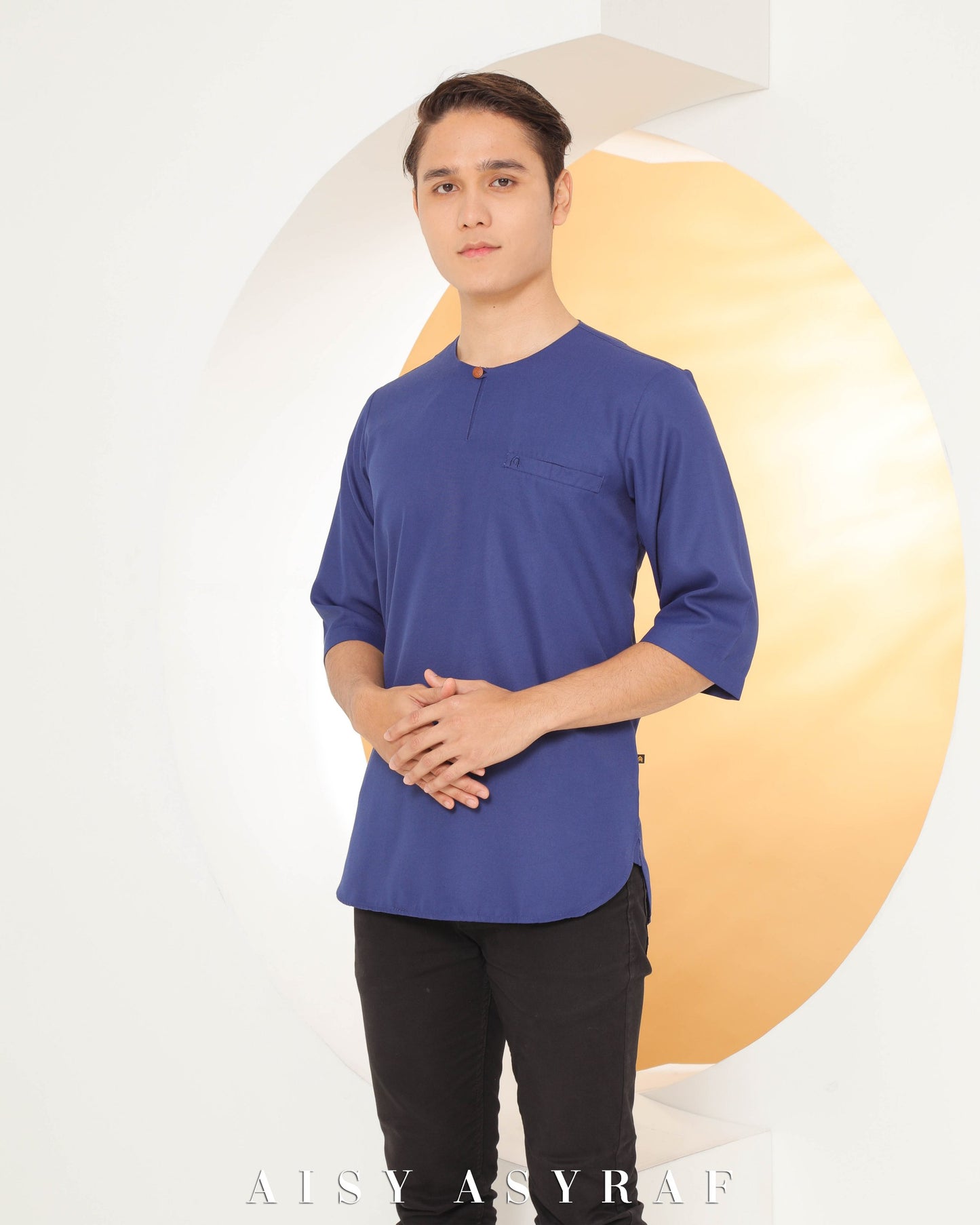 Kurta Zayne - Navy Blue