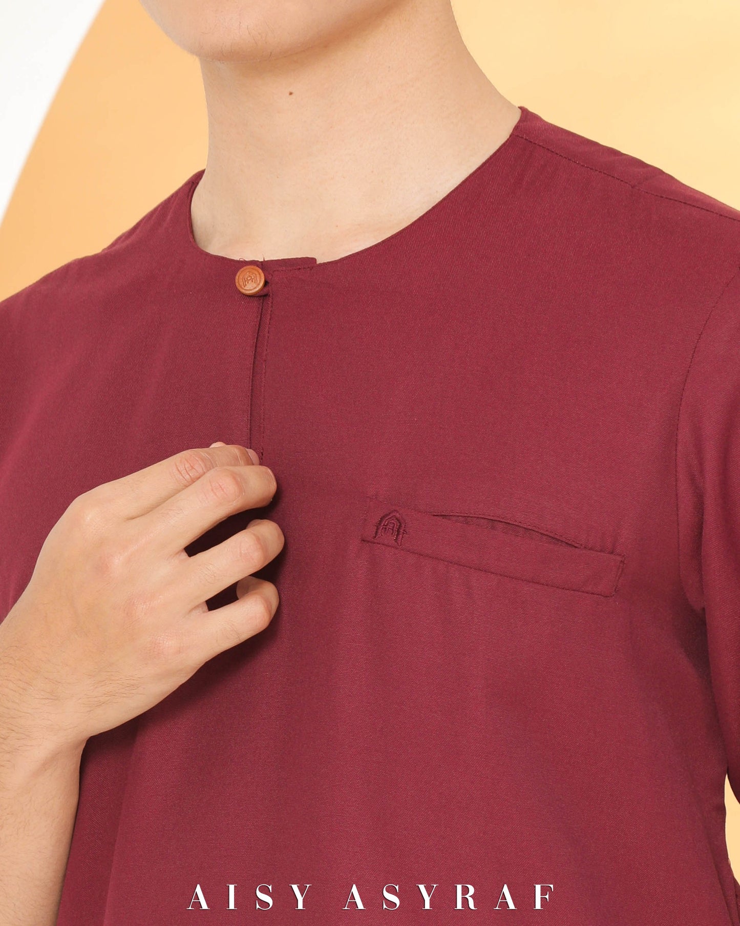 Kurta Zayne - Dark Maroon