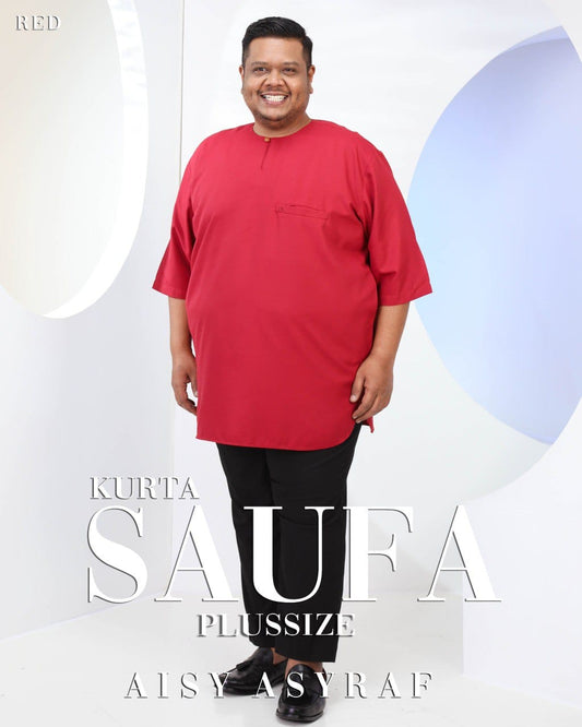 Kurta Saufa Plussize - Red