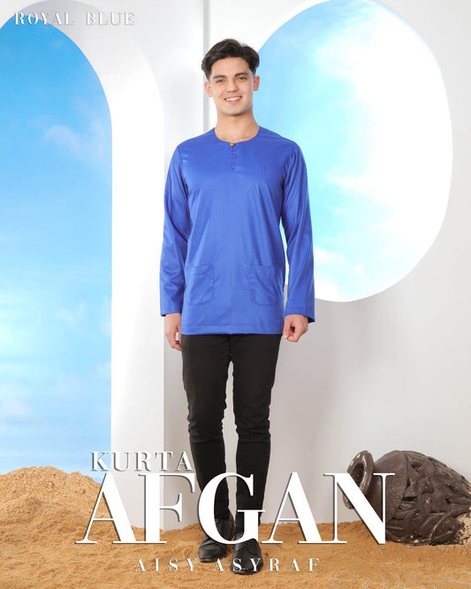 Kurta Afgan - Royal Blue