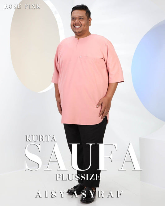 Kurta Saufa Plussize - Rose pink