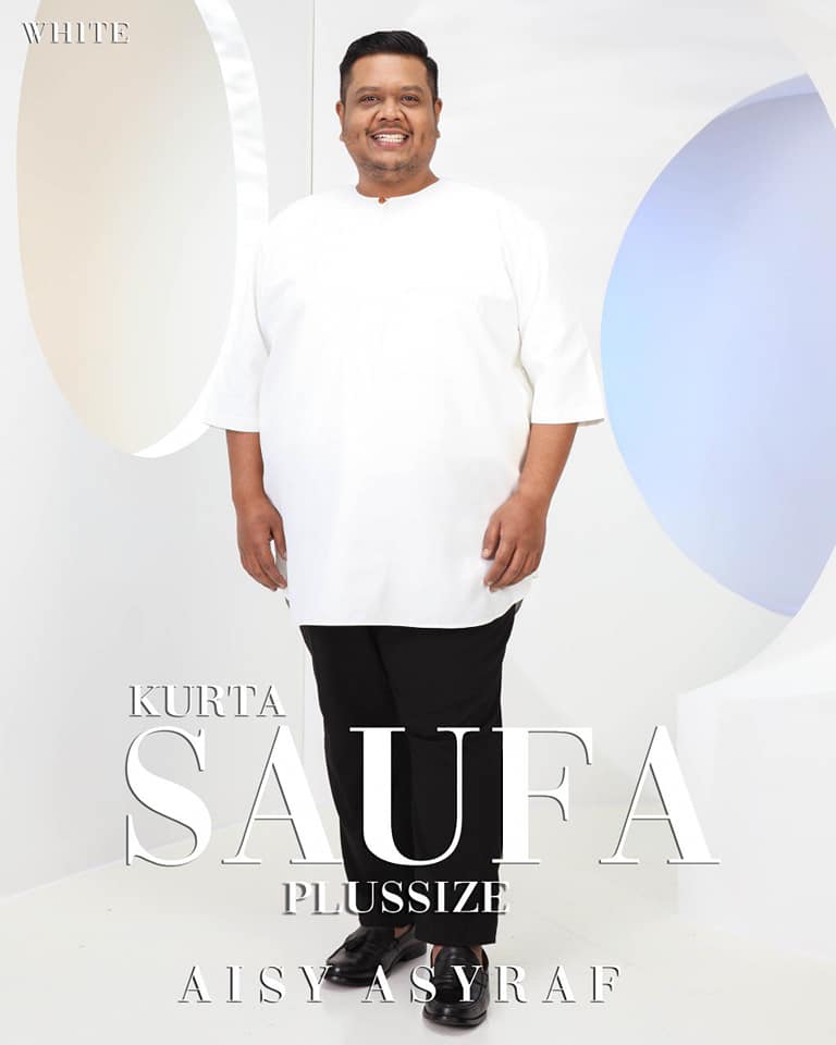 Kurta Saufa Plussize - White