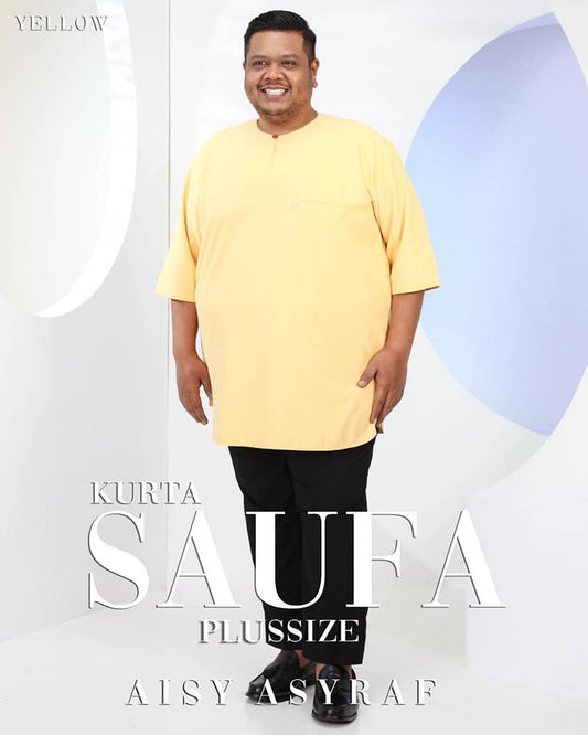 Kurta Saufa Plussize - Yellow