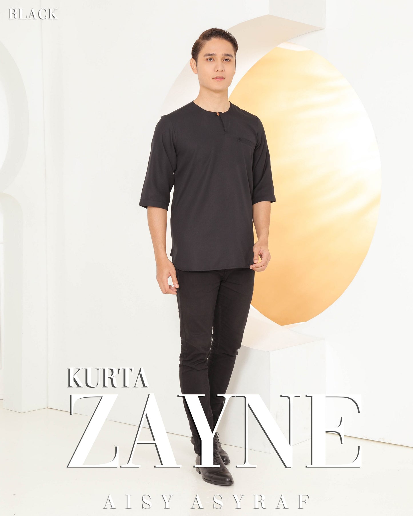 Kurta Zayne -Black